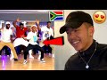 Which dancer is south african  reaction south african amapiano dance 