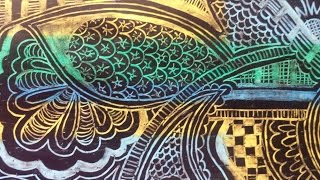 pastel oil background mixed journal