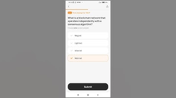 What is a blockchain network that operates independently with a consensus algorithm? #overwallet