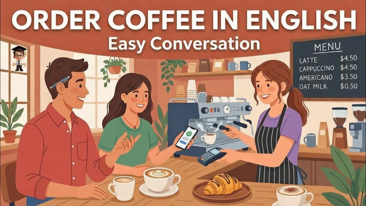 Master Coffee Shop English | Easy Conversation for Beginners | English Podcast