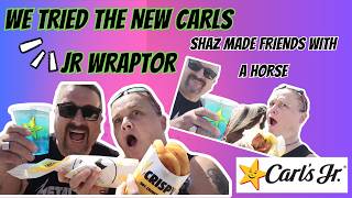 WE TRIED THE CARLS JR WRAPTOR #food #foodreview #crunchy #crispy #tasty #carlsjr #funny #foodie