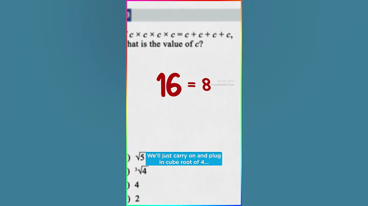 This question tanks perfect SAT math scores