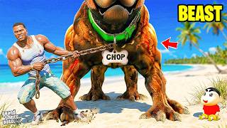 Franklin Fight With Biggest BEAST DOG in the WORLD😱 Most ...