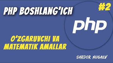 2-dars PHP boshlang