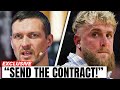 “IN THE OCTAGON!” Oleksandr Usyk CHALLENGES Jake Paul To MMA Fight