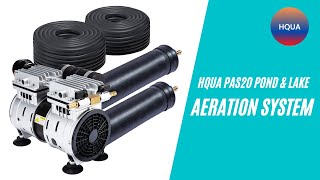 Lake aeration system | HQUA PAS20 Pond & Lake Aeration System | for Up to 3 Acre| 12 HP Compressor