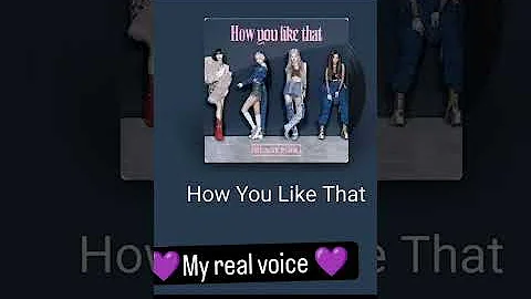 #💜How you like that cover by me 💜