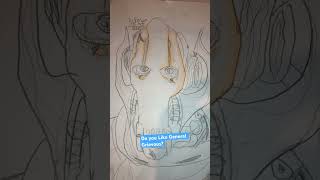 Colouring in General Grievous! #drawing #art #starwars
