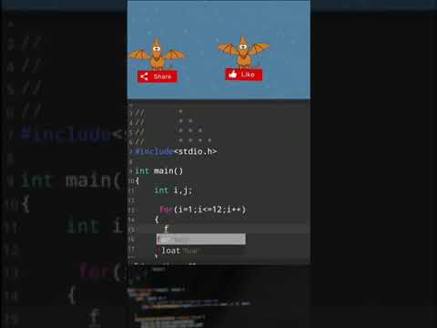 program to print star ⭐ in c || c language programming || #shorts # ...