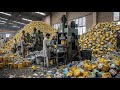 Recycling Process of Old Oil Tin Boxes to Manufacturing New Paint Cans | Waste Recycling