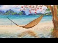 Hammock Seascape Acrylic Painting LIVE Tutorial