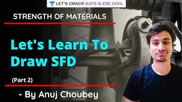 L 06 | Lets Learn How To Draw S.F.D. (Part 2) | Strength Of Materials | GATE/ESE 2021 | Anuj Sir