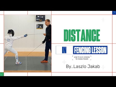 Distance in giving foil lesson for beginner and young fencer thumbnail