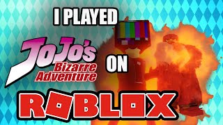 I Played JoJo's Bizarre Adventure Games But It's ROBLOX