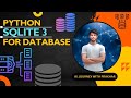 🔥 Master SQLite3 in Python | Full Beginner Guide with Examples