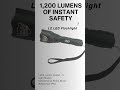 1200 Lumens of Instant Protection 🔦⚡ #TacticalFlashlight #SelfDefense