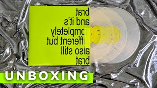 Charli XCX - Brat and its completely different but also still brat (3X milky clear vinyl) | UNBOXING