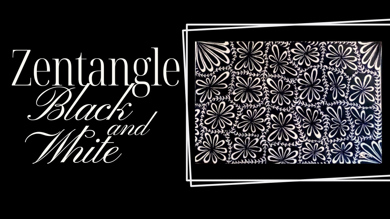 Zentangle Art / Zentangle Tutorial / Relax Art