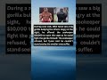 Angry at a bullying gorilla during a zoo trip Mike Tyson reacted immediately