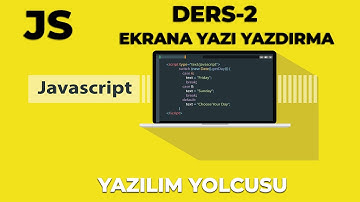 Javascript dersleri-2 ekrana yazı yazdırma