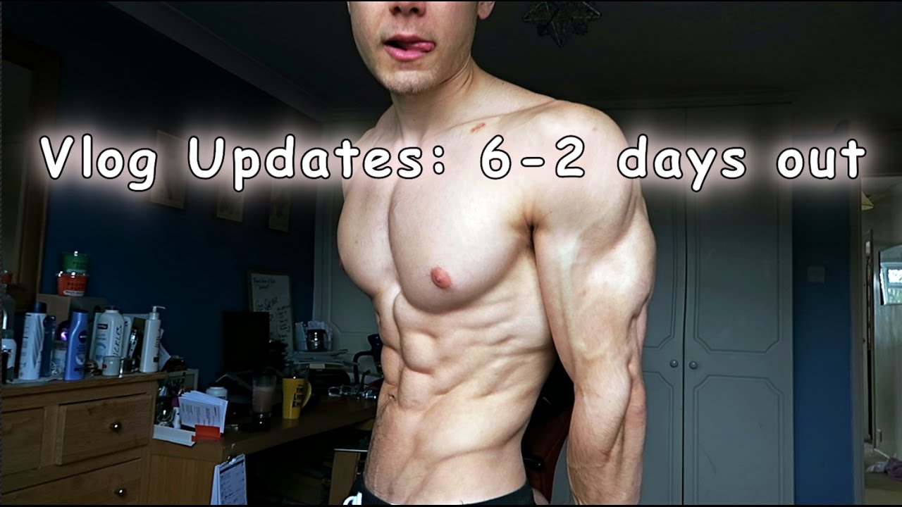 6-2 days out Vlog Updates - UKDFBA Championships - Mens Physique