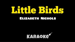 Elizabeth Nichols - Little Birds (KARAOKE)
