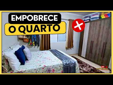 Coisas que EMPOBRECEM o visual do quarto e você NÃO sabia
