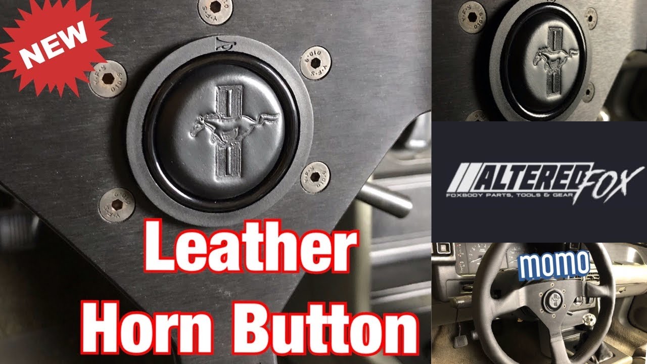 Horn Button Swap on a momo Steering Wheel Genuine Leather! YouTube