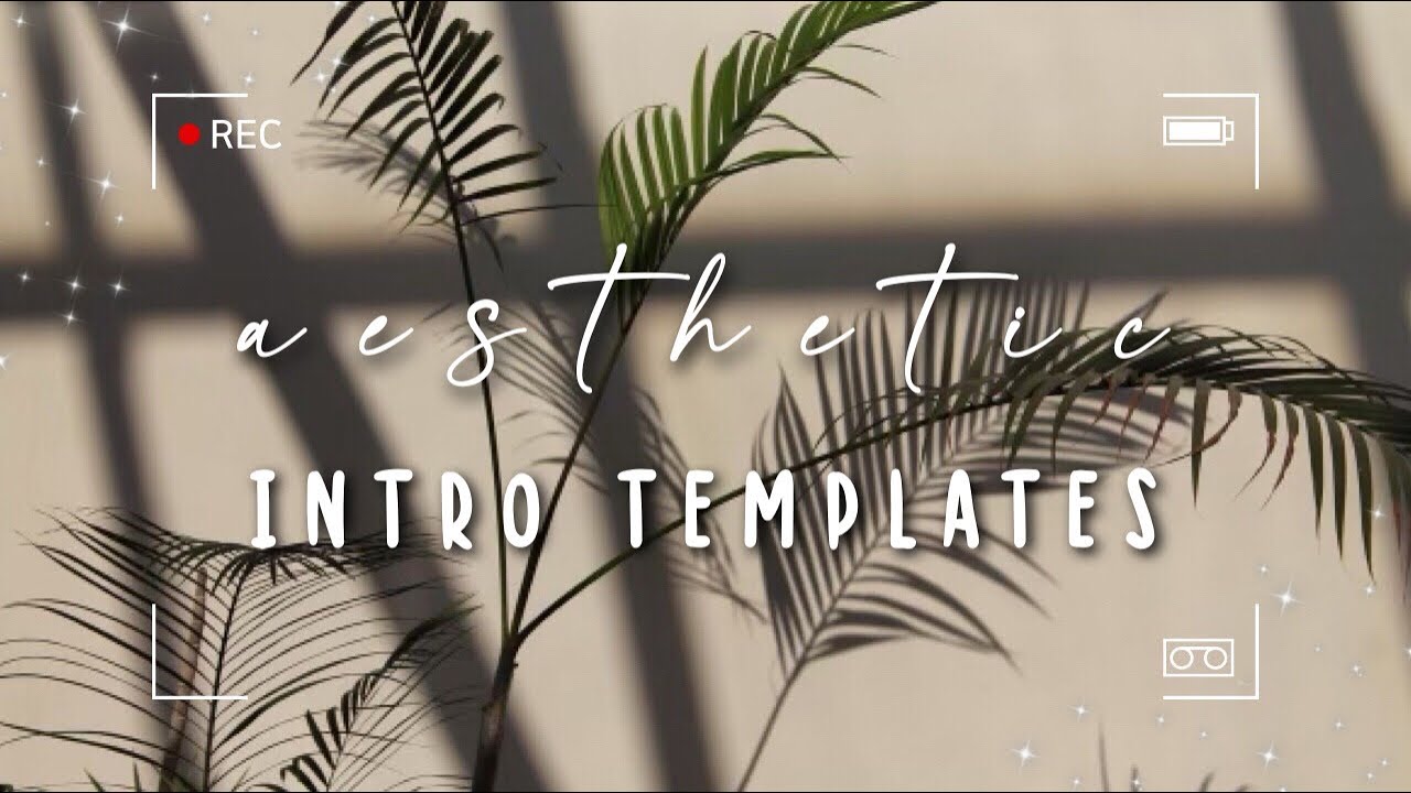 aesthetic intro templates for 2021 & 2022! *no text* | no credit needed -  YouTube