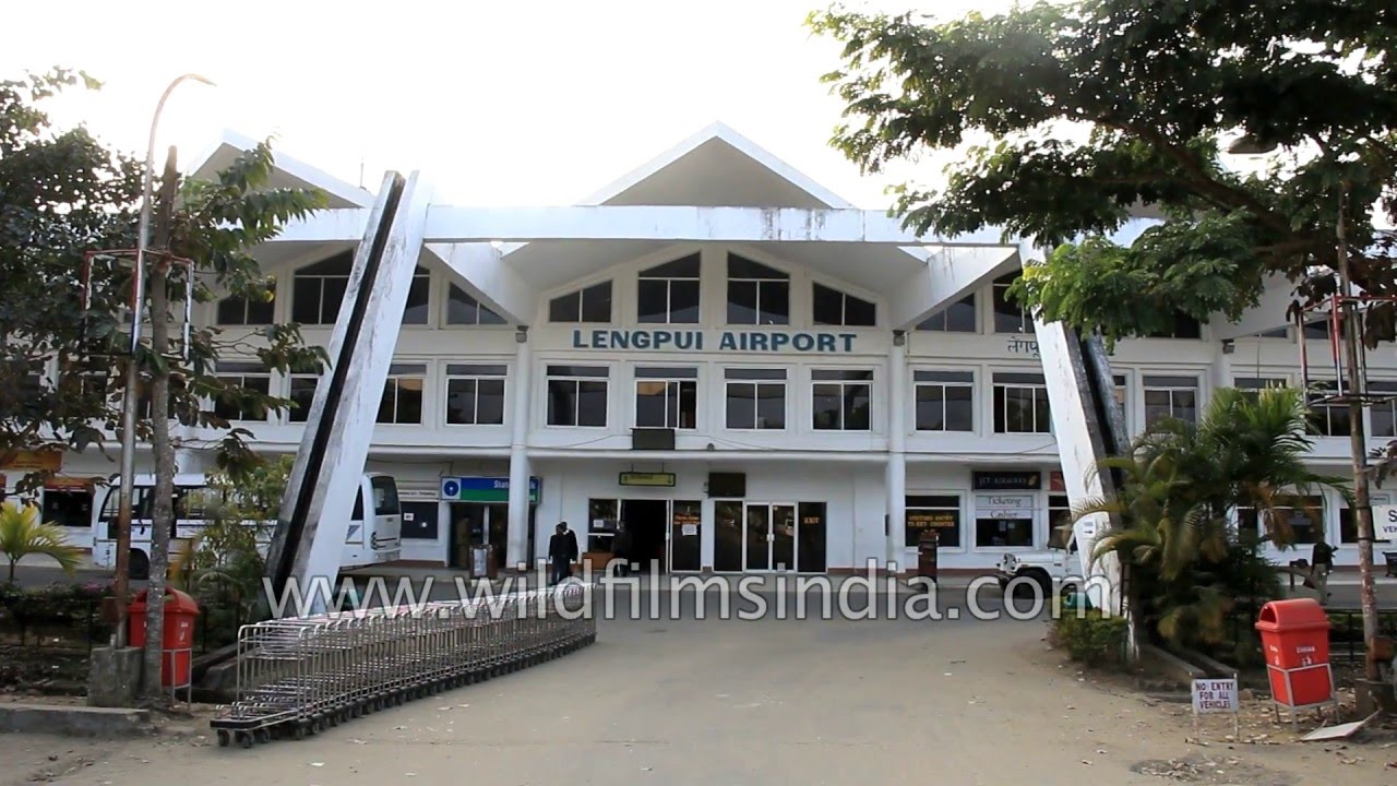Lengpui Airport entrance Mizoram YouTube