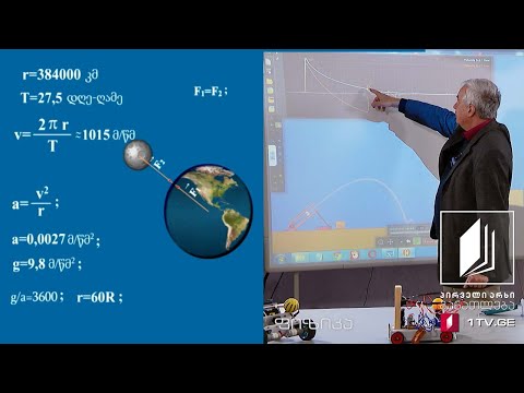 ფიზიკის დრო - მსოფლიო მიზიდულობის კანონი, ჰორიზონტალურად გასროლილი სხეული #ტელესკოლა