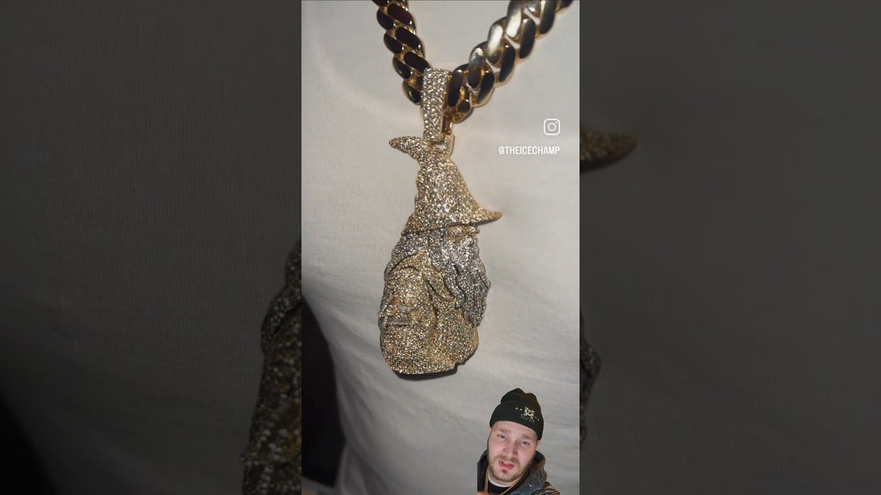 Бриллиантовый кулон волшебника Зи из «Ледяного чемпиона»! Выглядит точь-в-точь как Гэндальф! 