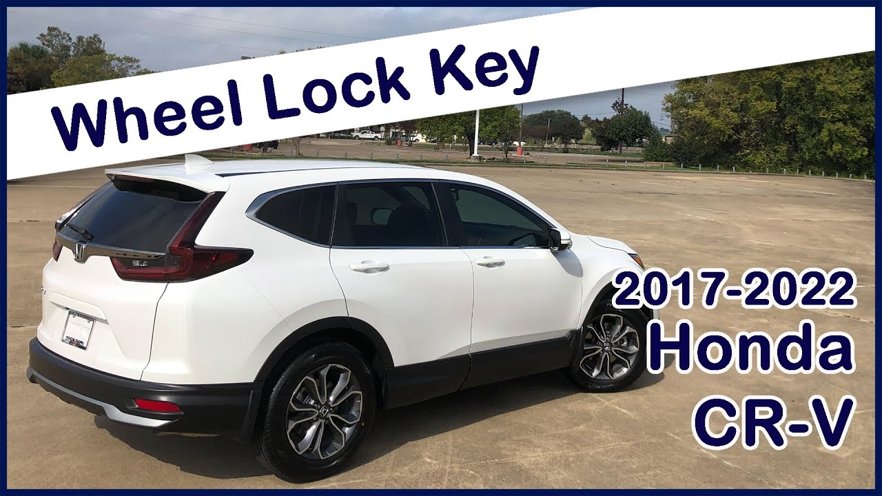 20172022 Honda CRV Wheel Lock Key Location YouTube