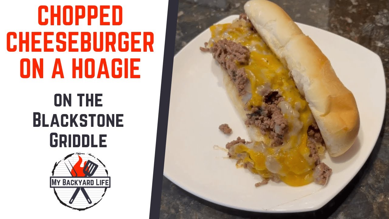 How to Make Chopped Cheeseburgers on a Hoagie Bun (Blackstone Griddle