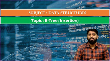 LEC63 | Data Structures | B-Tree (Insertion)  By Dr. K. Varada Rajkumar