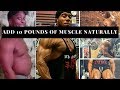 How To Gain 10 Pounds Of Muscle ''No Roids'' | How To Grow Your Legs | Dirty Bulk Vs Lean Bulk