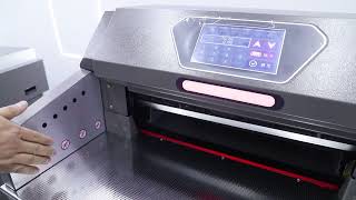 FRONT E4908T Electric Paper Cutter with Man-machine interface design,100 groups*96 cuts program