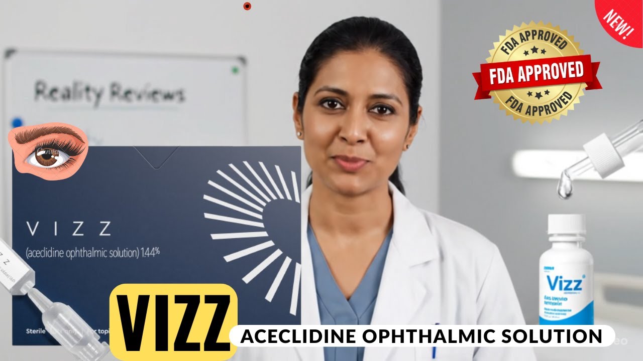 New FDA-Approved Eye Drop for Presbyopia | Clear Near Vision in 30 Minutes