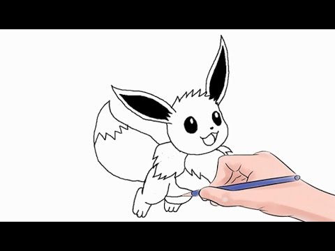 How to Draw The Pokemon Eevee Easy Step by Step - YouTube