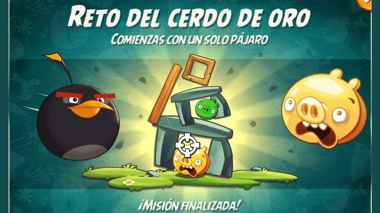 Angry Birds 2 - Golden Pig Challenge (Reto del cerdo de oro) 08/03/2026 - Bomb GEM FREE