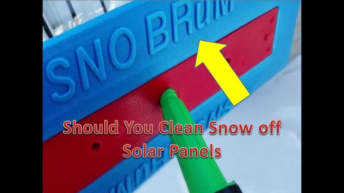 Review- Should you remove snow from your solar panels? Sno Pro 23'  telescoping pole 