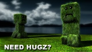 Minecraft: Creeper explosion (Large Scale)