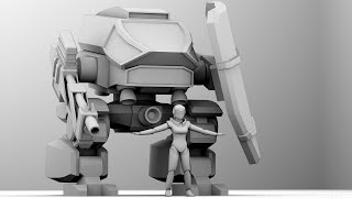 (Untitled) Mech Platformer Work In Progress - Development vid #1