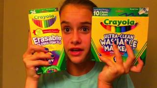 Back To School Supplies Haul || Abby Wilson