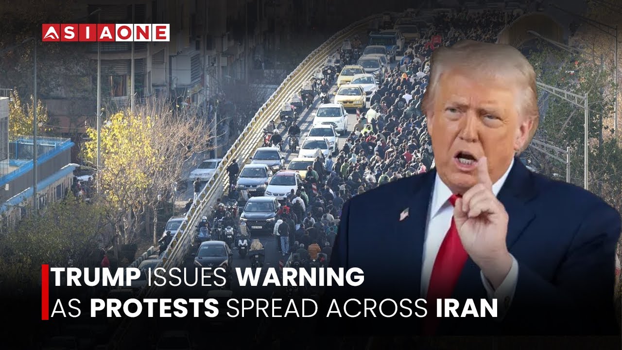 Trump Issues Warning as Protests Spread Across Iran | Asia One News