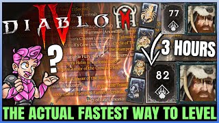 Diablo 4 - 20 Million XP & 80 Legendaries Per Hour - True BEST Legendary & XP Farms Ranked & Guide