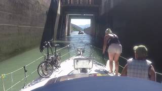 Sailing Rhone river to mediterranean  from Valance to Avignon