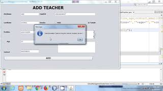 JAVA Netbeans in Hindi #56  |  School Management System Part 16
