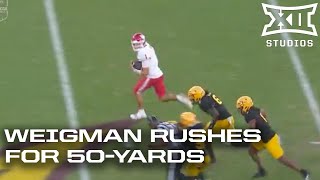 Connor Weigman Dashes for a 50-Yard Run vs. Arizona State | 2025 Big 12 Football
