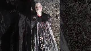 Body Bag Halloween Prop Made By Tales From The Westside #halloween #yardhaunt #horror #prop